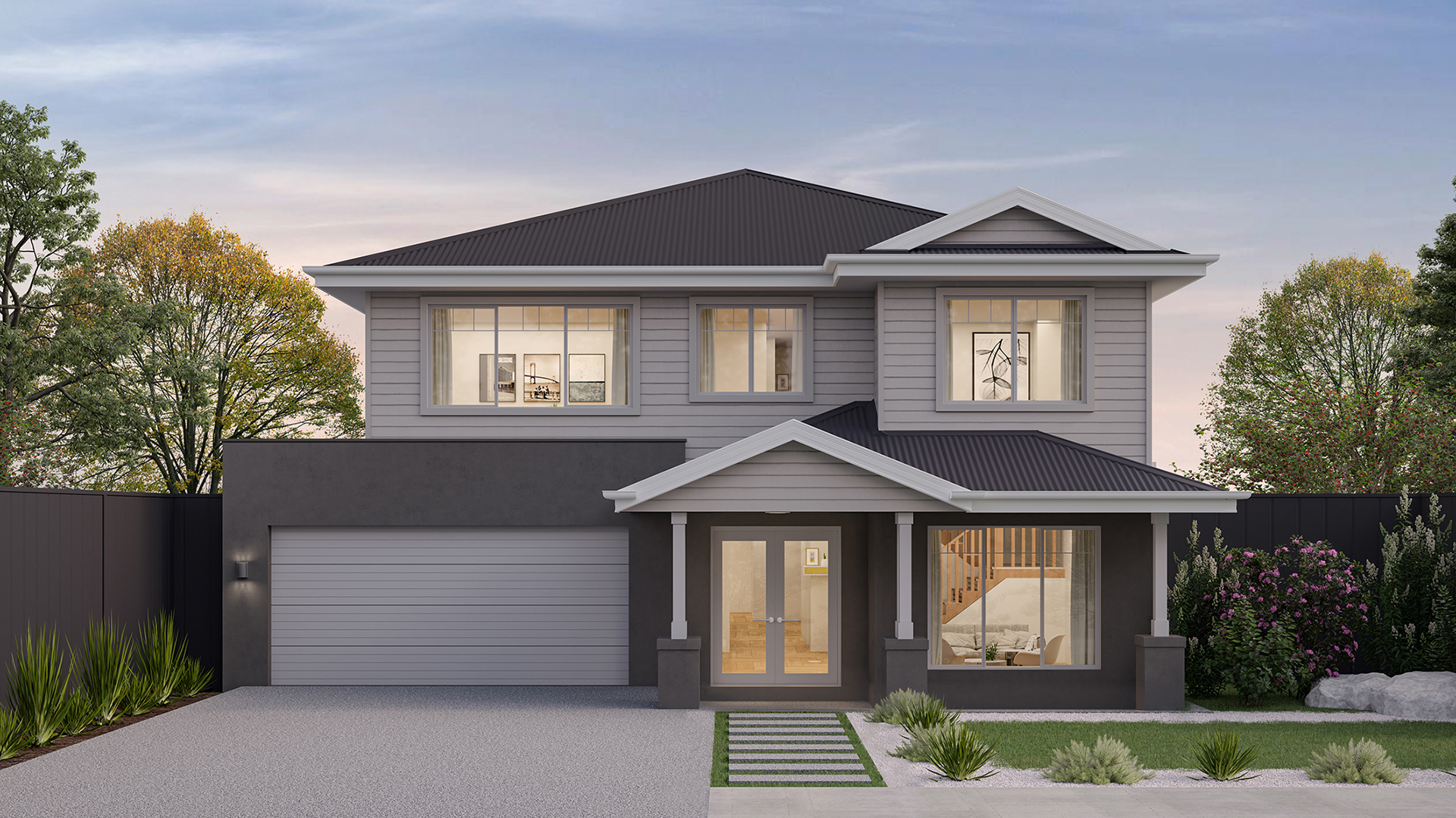 14m wide BRIDGEHAMPTON NB Colorbond BuildOver 1920x1080px
