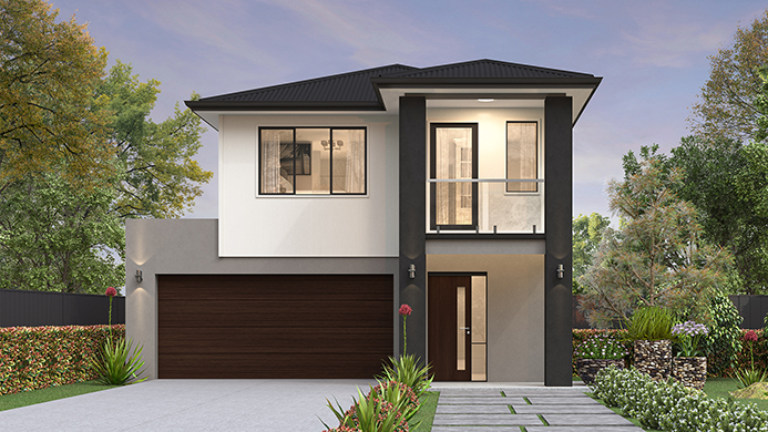 10.5m wide CONTEMPORARY Colorbond BuildOver 693x390px