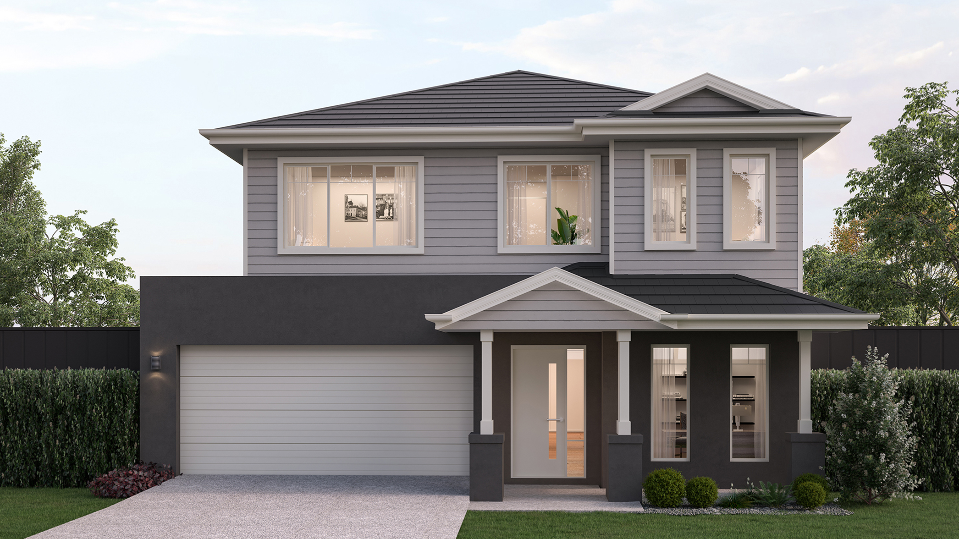 12.5m wide BRIDGEHAMPTON NB TiledRoof BuildOver 1920x1080px