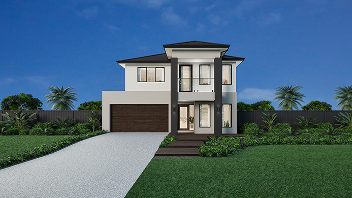 12.5m wide CONTEMPORARY Tiled Roof BuildOver 693x390px