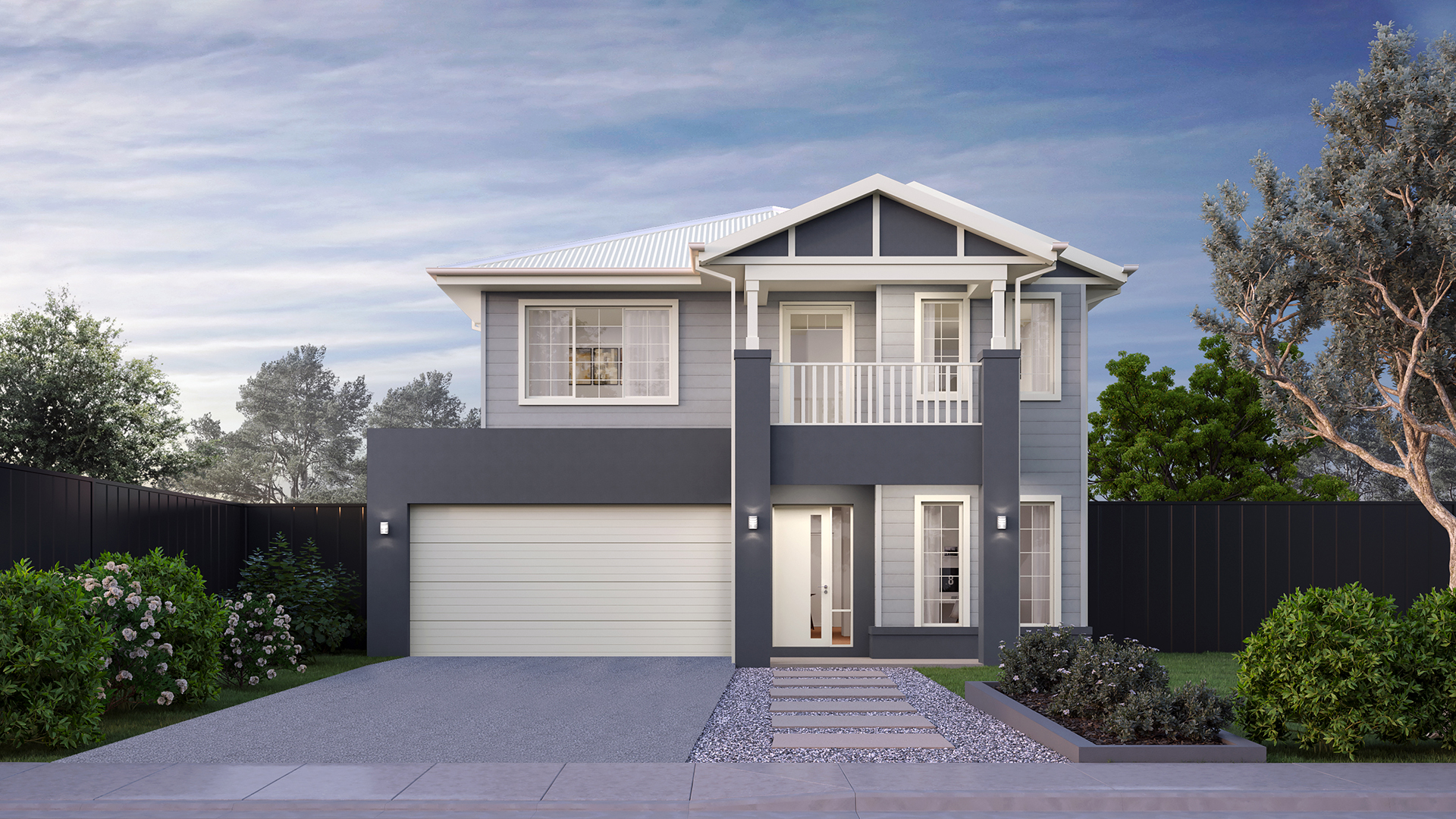 12.5m wide NORTHAMPTON Colorbond BuildOver 1920x1080px