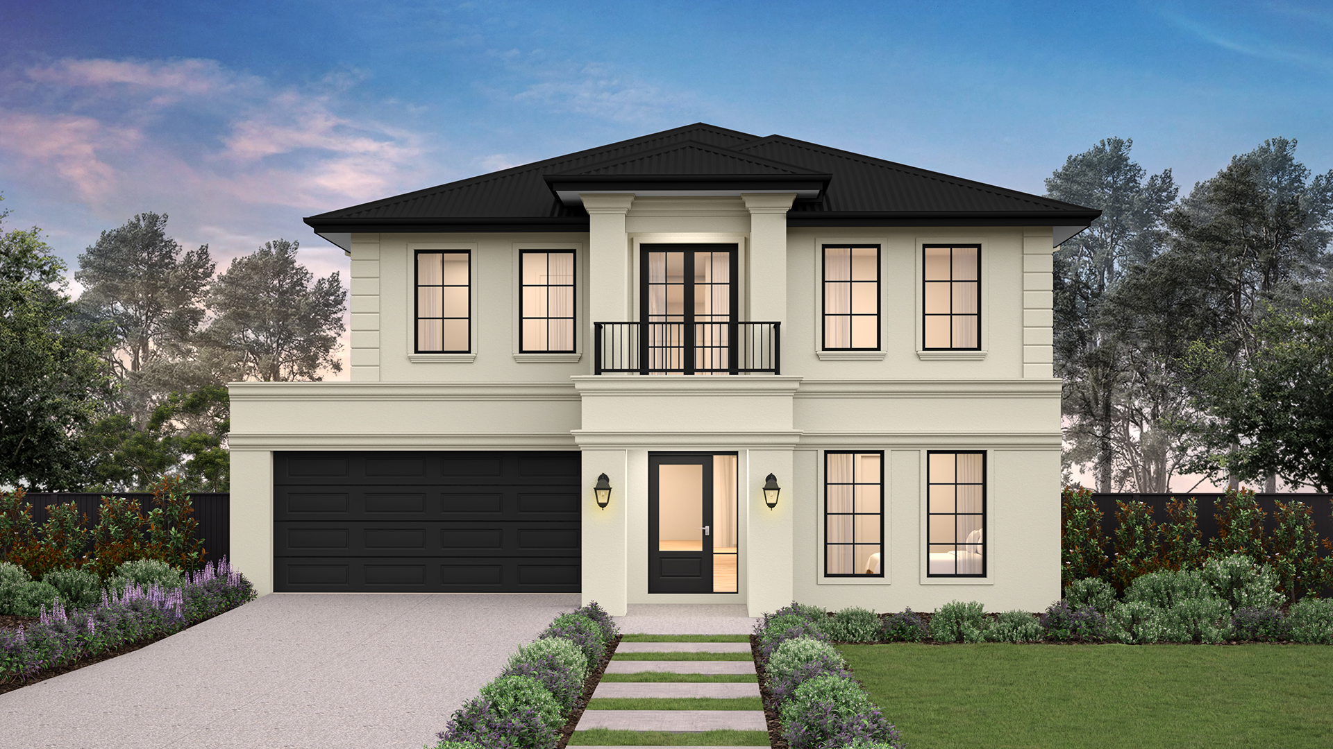 14m wide FRENCH PROVINCIAL MKII TiledRoof BuildOver 1920x1080px