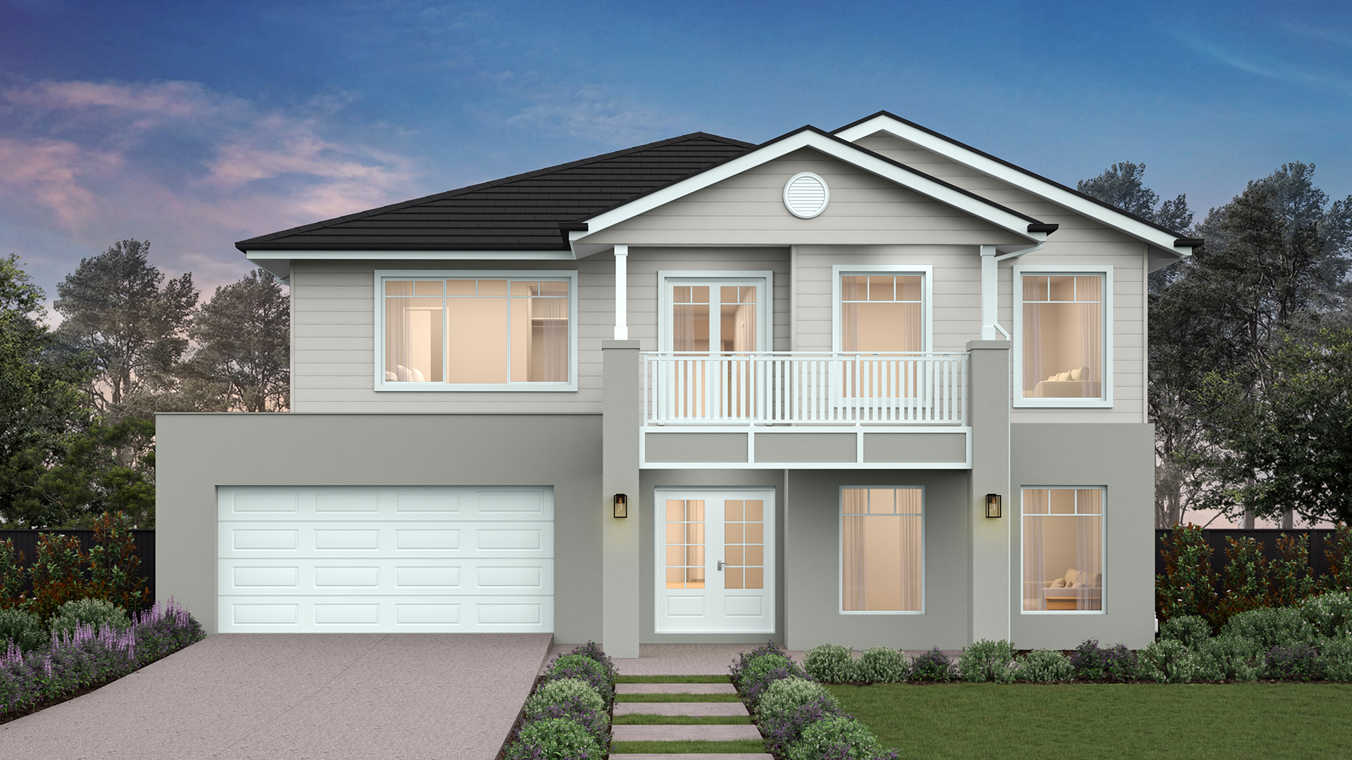 16m wide BRIDGEHAMPTON TiledRoof BuildOver 1920x1080px
