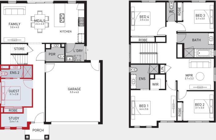Aspen 26 Guest Bed Option