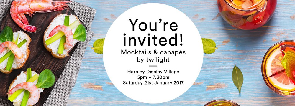 twilight mocktails canapes at harpley