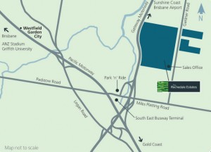 Rochedale location map