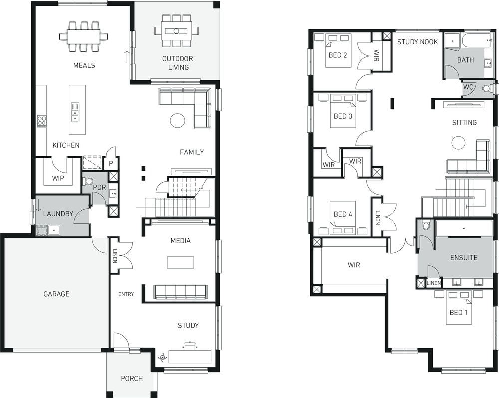 Orbit Homes New House Plans ASPIRE 44 floorplan