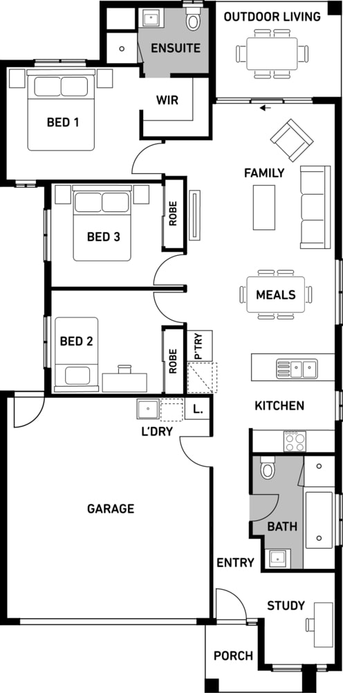 Orbit Homes New House Plans Ascot 151 floorplan.JPG