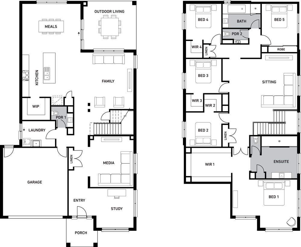 Orbit Homes New House Plans Aspire 45 floorplan