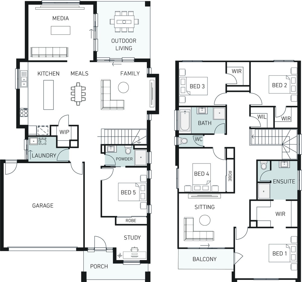 Orbit Homes New House Plans BELLEVUE 318 floorplan