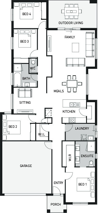 Orbit Homes New Home Plans NEUVO 26 floorplan