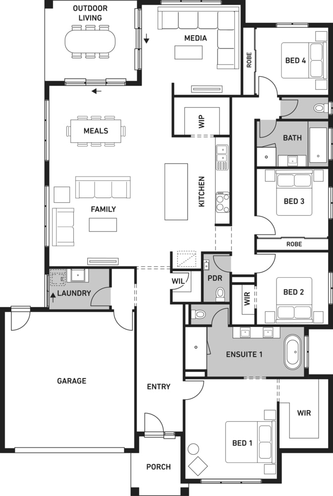 Orbit Homes New Home Plans Oceania 28 floorplan
