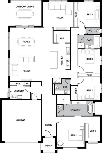 Orbit Homes New Home Plans Oceania 31 floorplan