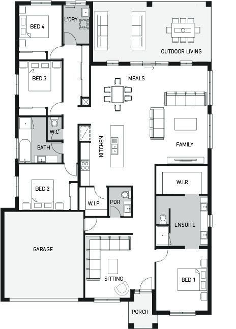 Orbit Homes New Home Plans SEDONA 33 floorplan