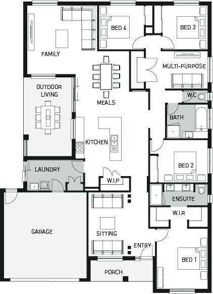 Orbit Homes New Home Plans SIENNA 29 floorplan