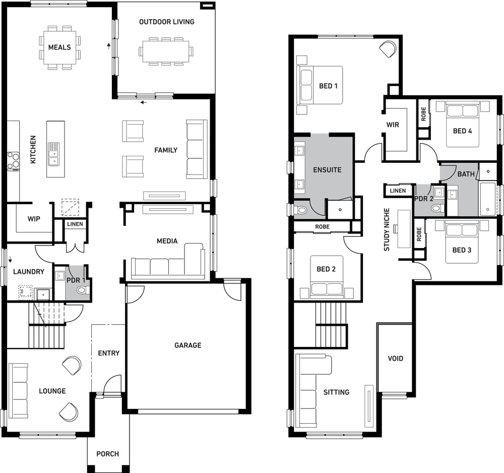 Orbit Homes New Home Plans Seavue 39 floorplan