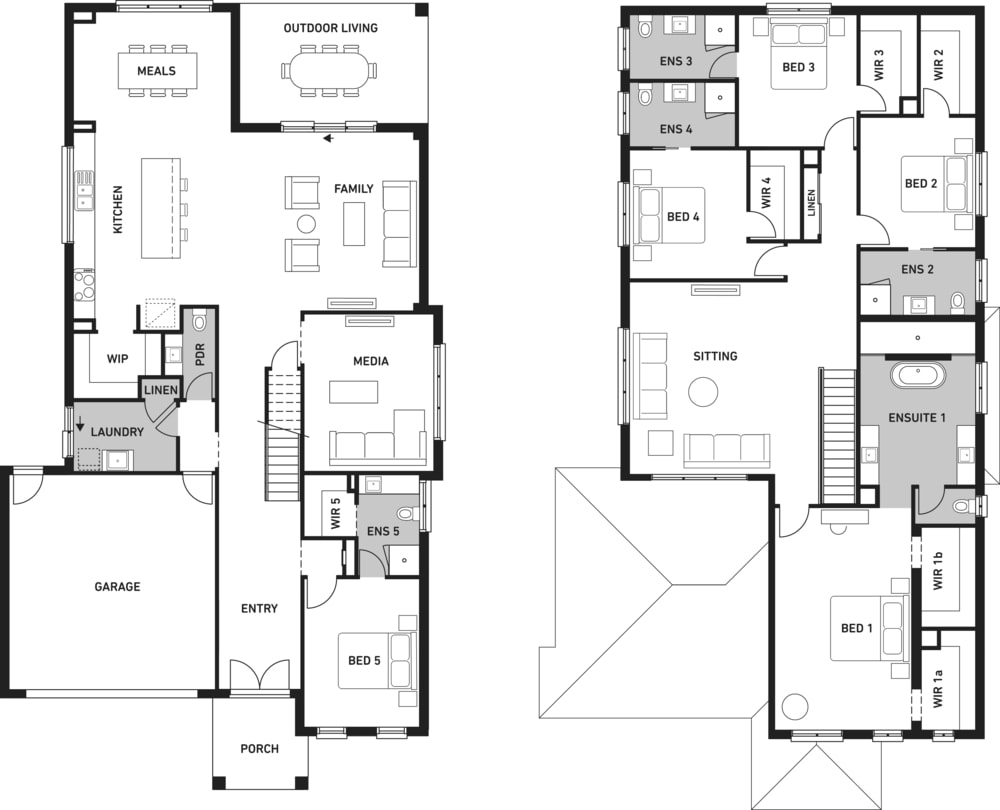 Orbit Homes New Home Plans Sorrento43 floorplan